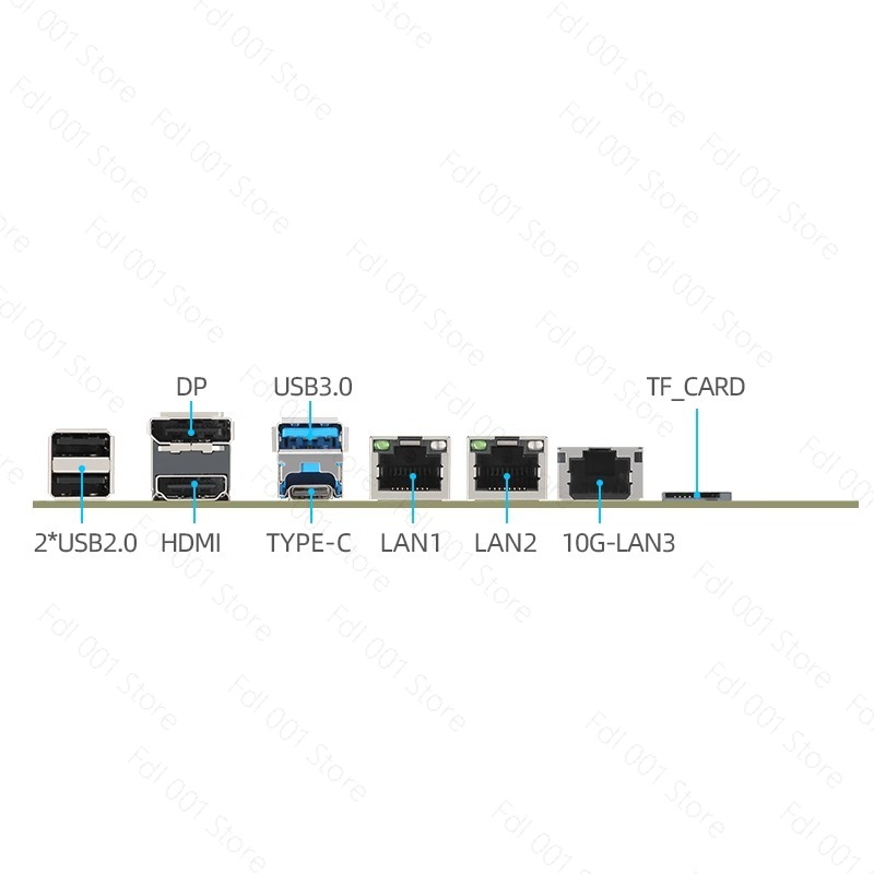 Mini Itx Dual 2.5G Nas Motherboard - Placa Base Dual 2.5G 10G SFP