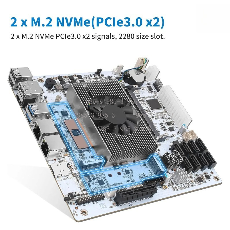 Placa Base Mini ITX Blanca M11 - Mini Itx Dual 2.5G Nas Motherboard reseña y precio