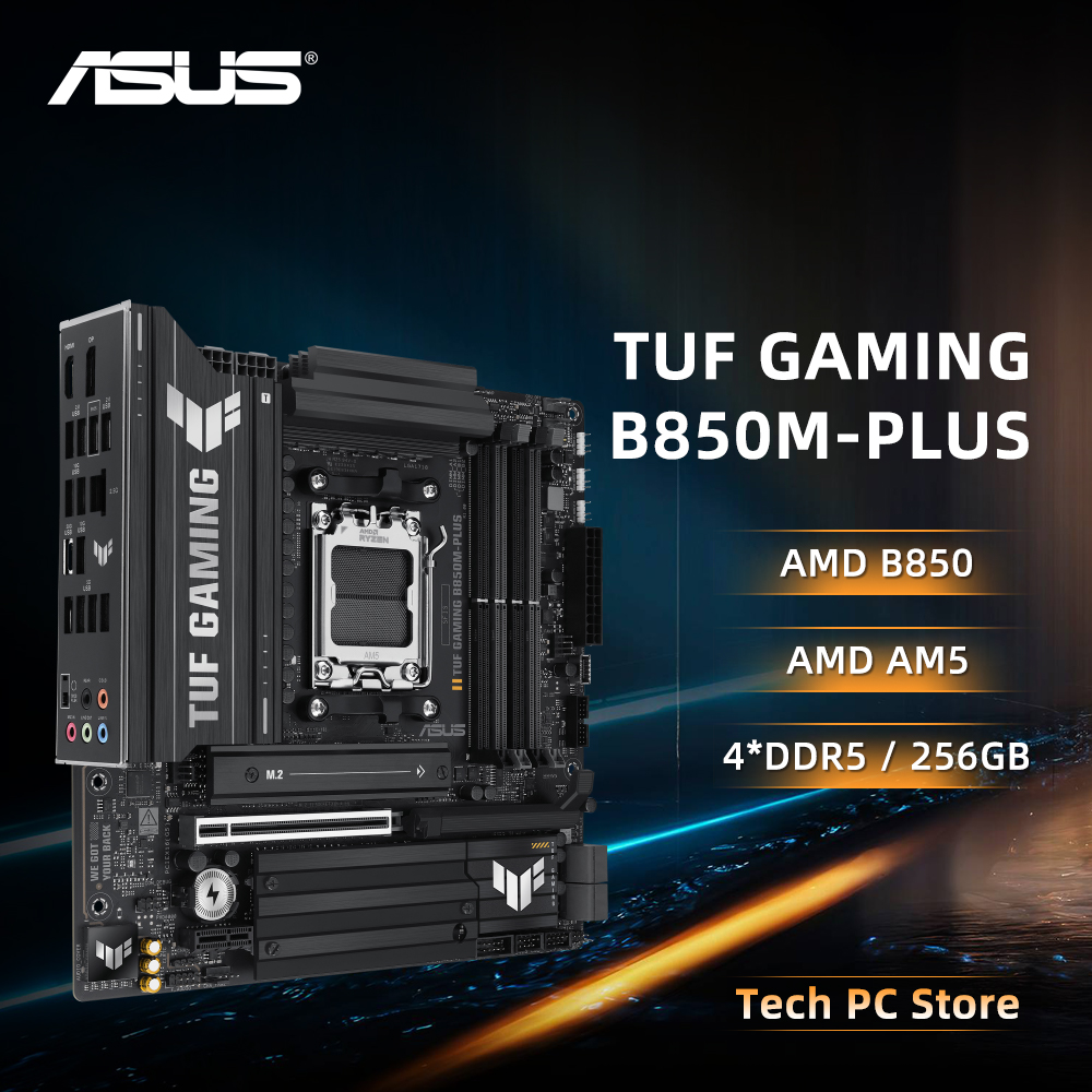 ASUS TUF GAMING B850M-PLUS AMD - X870E Atx Motherboard reseña y precio