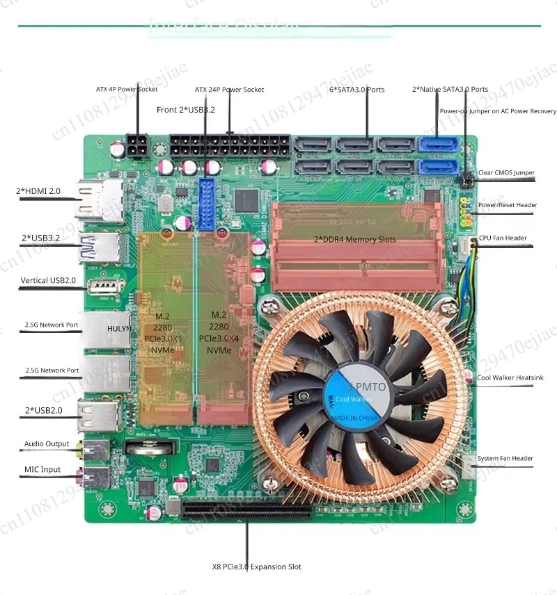 Placa Base SZBOX NAS - Placa M - Mini Itx Dual 2.5G Nas Motherboard reseña y precio
