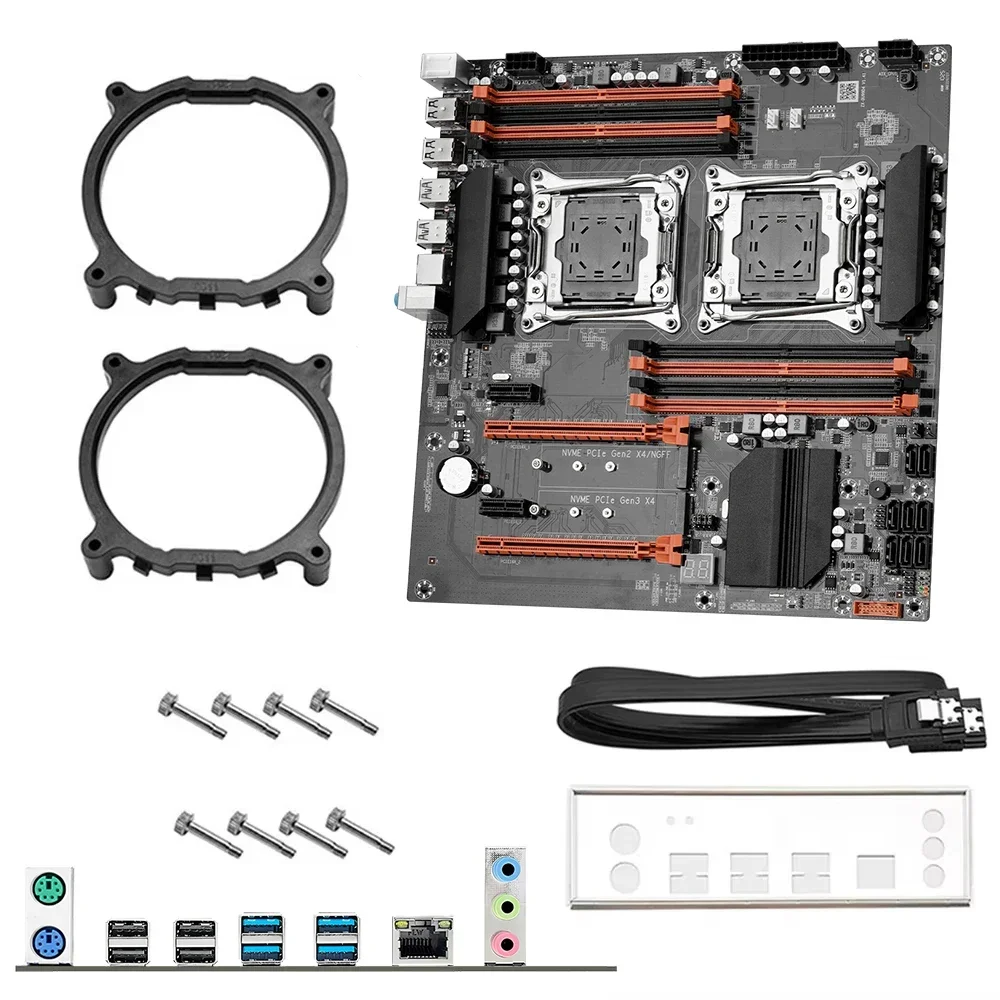 Kit de Placa Base para Juegos  - Dual Lga2011-3 Server Motherboard Combo reseña y precio